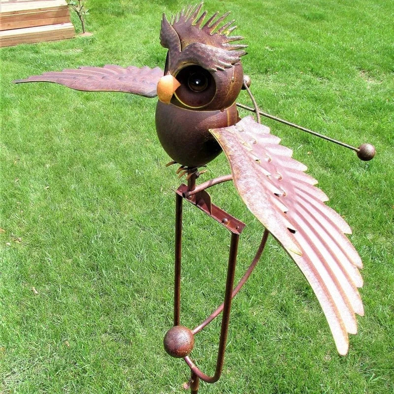 EagleWing™ 102 cm handgefertigte Gartenskulptur – Atemberaubende bewegliche Outdoor-Dekoration