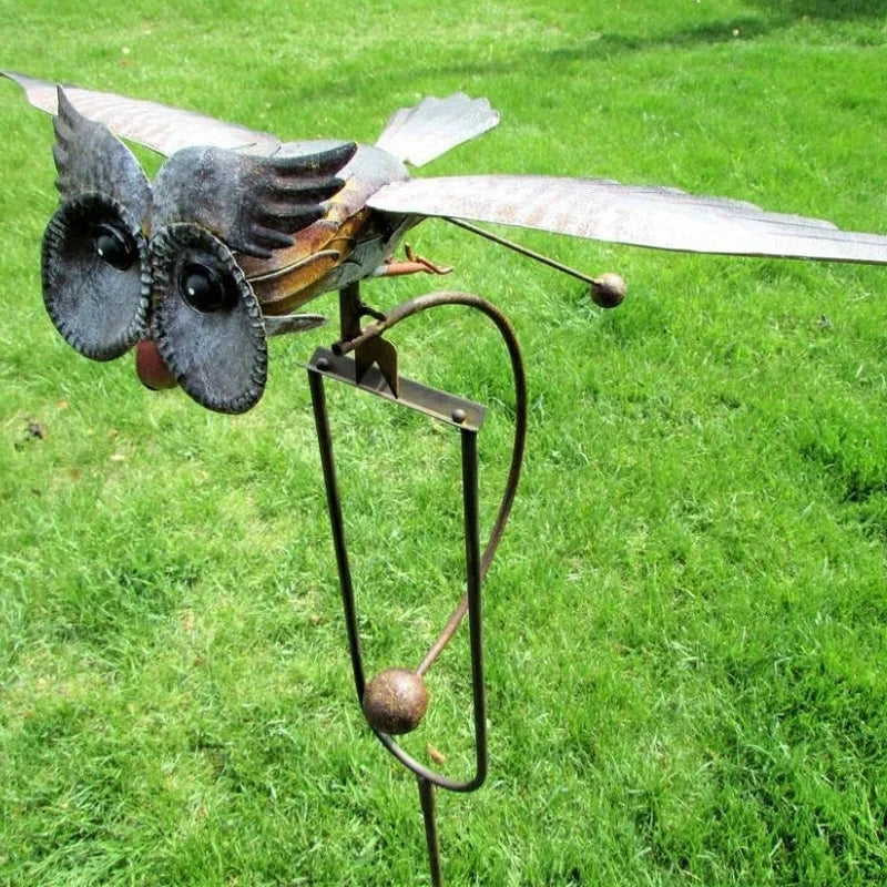 EagleWing™ 102 cm handgefertigte Gartenskulptur – Atemberaubende bewegliche Outdoor-Dekoration