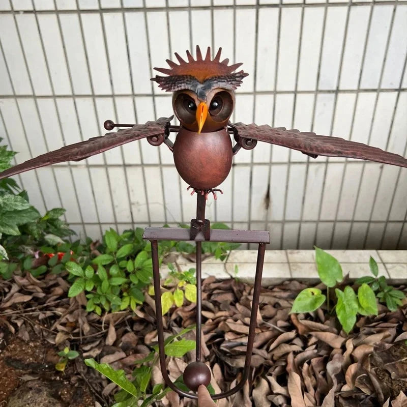 EagleWing™ 102 cm handgefertigte Gartenskulptur – Atemberaubende bewegliche Outdoor-Dekoration