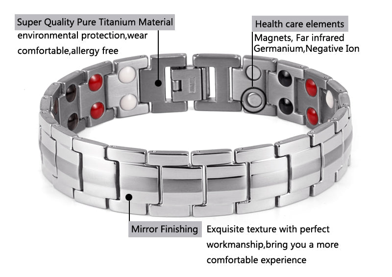 Magnetisches Therapie-Armband: Magnetarmband gegen Schmerzen