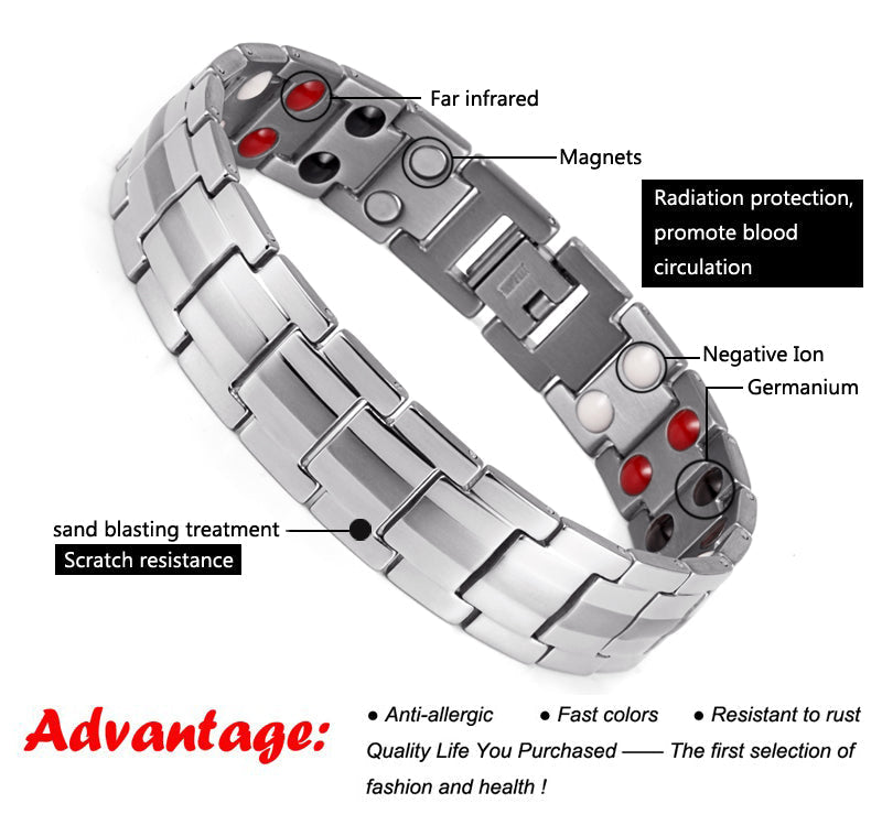 Magnetisches Therapie-Armband: Magnetarmband gegen Schmerzen