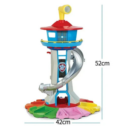 Kinderspielset mit Autos und Rutschbahn-Rennstrecke – Spielzeug für drinnen & draußen