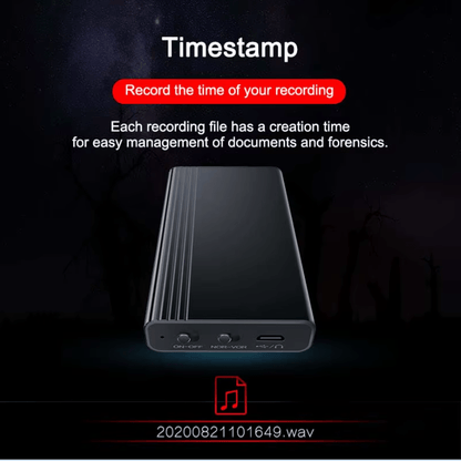 Mini Sprachaktiviertes Diktiergerät 16 GB